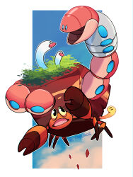 crustle from pokemon by taplaos
