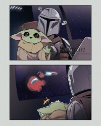 grogu from among us by kiman