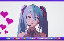 hatsune miku from vocaloid