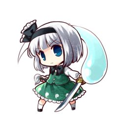konpaku youmu from touhou by socha
