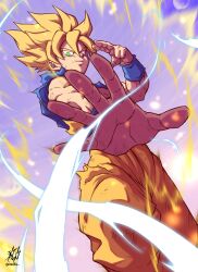 son goku from dragon ball by liedein