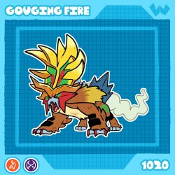 gouging fire from pokemon