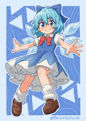 cirno from touhou by beachepisode
