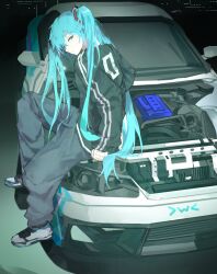 hatsune miku from vocaloid
