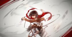 mikasa ackerman from shingeki no kyojin by tpip (aixuan)