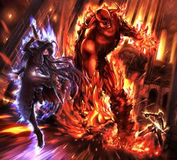 flamelurker from demon's souls by kuroppu 66