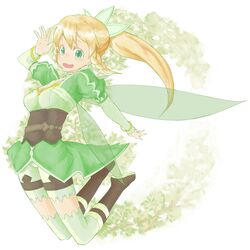 leafa from sword art online by potenii
