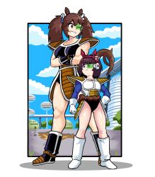 hishi akebono (umamusume) from dragon ball