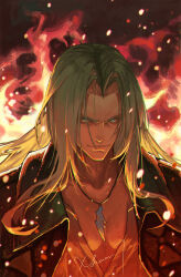 sephiroth from dissidia final fantasy by xleontan