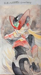 zero(z) (mega man) from mega man (series) by yamanashi taiki