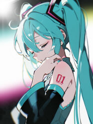 hatsune miku from vocaloid