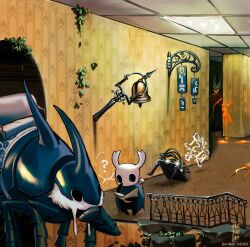 knight (hollow knight) from backrooms (creepypasta)
