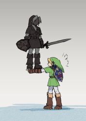 dark link from the legend of zelda