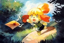 isabelle (animal crossing) from animal crossing