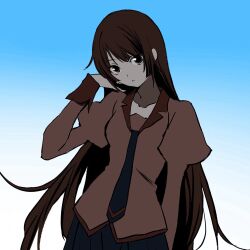 senjougahara hitagi from monogatari (series)