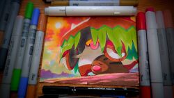 brute bonnet from pokemon by matt cummings