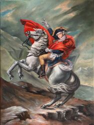 gold ship (racehorse) from napoleon crossing the alps
