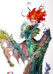 poison ivy from dc comics by matias bergara