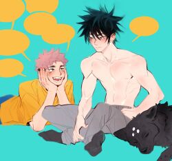 fushiguro megumi from jujutsu kaisen by bombyoon