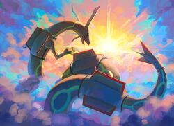 rayquaza from pokemon by keruasu0629