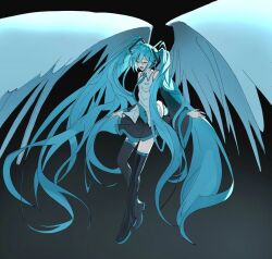hatsune miku from vocaloid