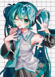 hatsune miku from vocaloid
