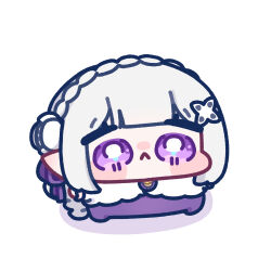 emilia (re:zero) from re:zero kara hajimeru isekai seikatsu by yananang