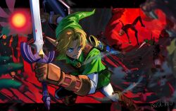 link from the legend of zelda by bashikou
