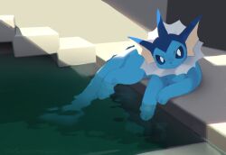 vaporeon from pokemon by olyester