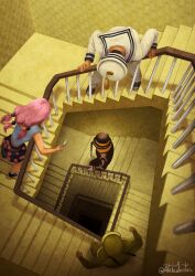 higashikata josuke (jojolion) from backrooms (creepypasta)