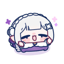 emilia (re:zero) from re:zero kara hajimeru isekai seikatsu by yananang