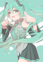 hatsune miku from vocaloid