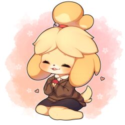 isabelle (animal crossing) from animal crossing by sevi (seviyummy)