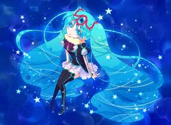 hatsune miku from vocaloid by totono
