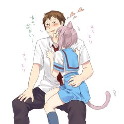 kyon from suzumiya haruhi no yuuutsu