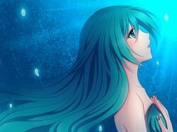 hatsune miku from vocaloid by fukufuku