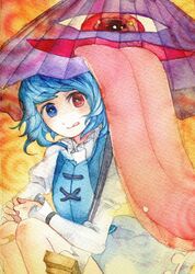 tatara kogasa from touhou by circumflex (artist)