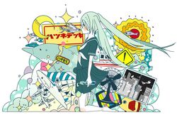hatsune miku from vocaloid by miya (artist)