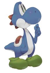 yoshi from nintendo by koki (pixiv)