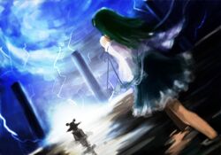 kochiya sanae from touhou by hjistc