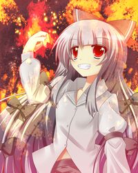 fujiwara no mokou from touhou by shefu