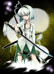 konpaku youmu from touhou by youkann00