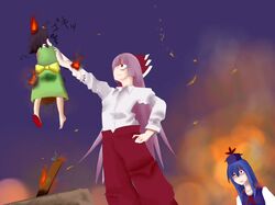 fujiwara no mokou from touhou