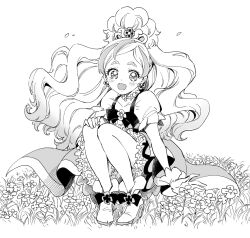 cure flora from go! princess precure by sharumon