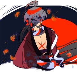 yasuri shichika from katanagatari by take (illustrator)