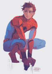 peter parker from marvel by lightningstrikes