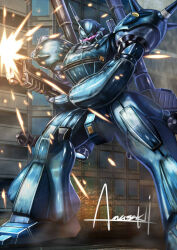 kampfer (mobile suit) from gundam by amasaki yusuke