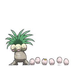 exeggcute from pokemon by blacknirrow