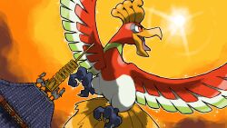 ho-oh from pokemon by blacknirrow
