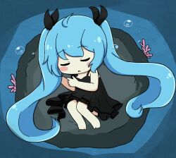 hatsune miku from shinkai shoujo (vocaloid) by nukotun